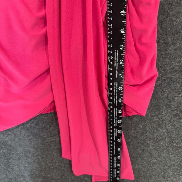 Ieena for Mac Duggal Dress Womens 0 Pink Strapless Sweetheart Cocktail Ruched - Picture 7 of 11